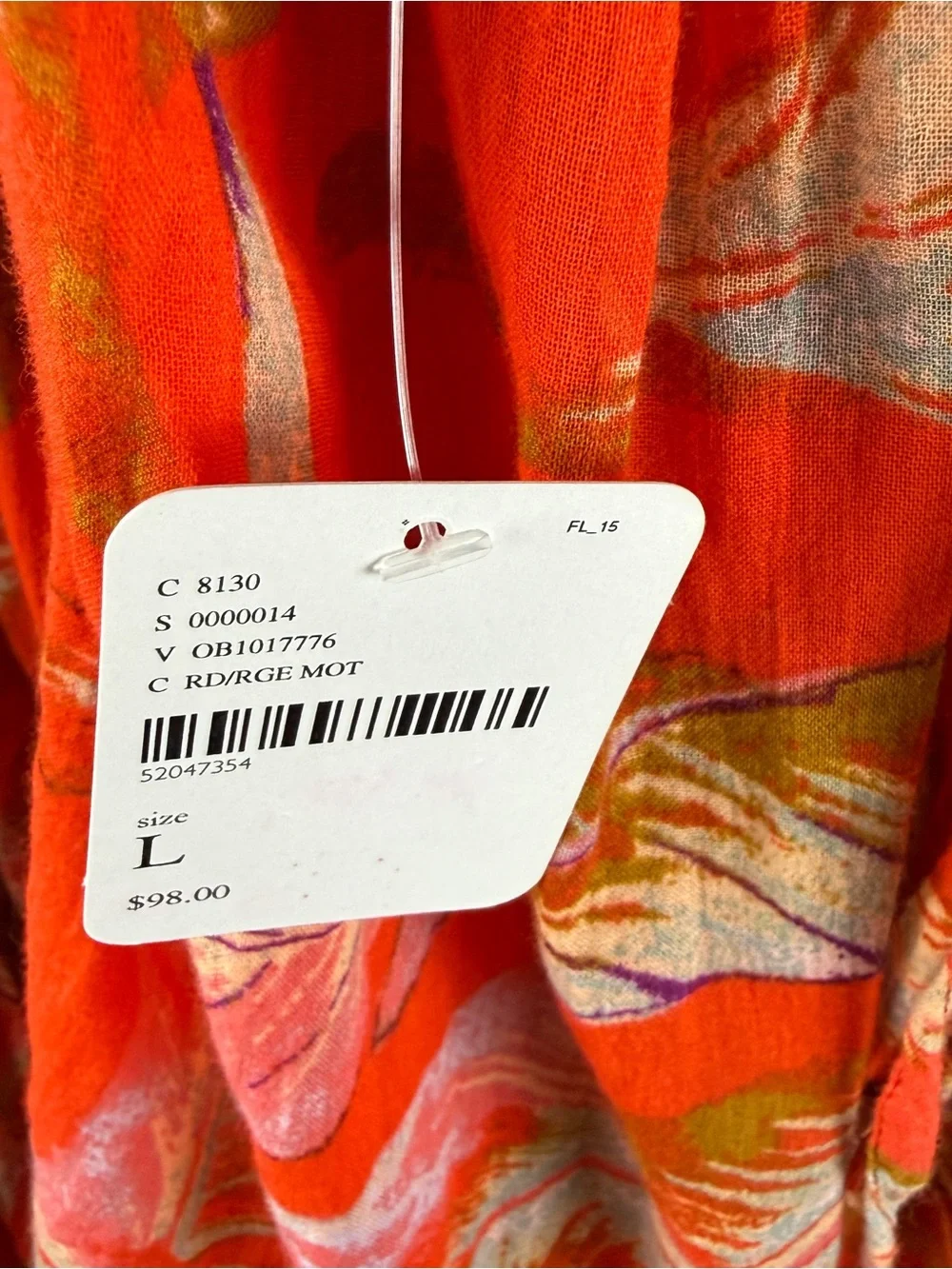 Free People Boho Summer 100 Degree Dress NWT Large